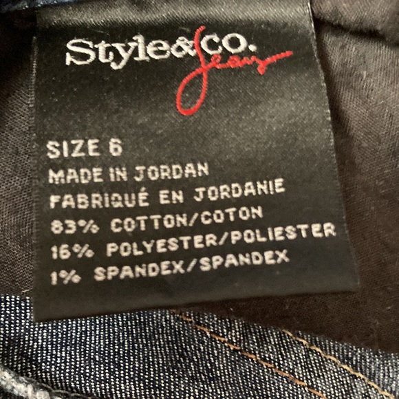 1 pair great condition size 6 style and co women’s jeans - Picture 3 of 3